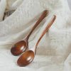 1Pc Bamboo Wooden Spoon – Kitchen Cooking Utensil Tool for Soup, Teaspoon, Catering | Wooden Utensils Kitchen & Dining Wooden Utensils