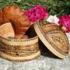 Birch bark box Dome Flour storage box | Wooden Utensils Kitchen & Dining Wooden Utensils