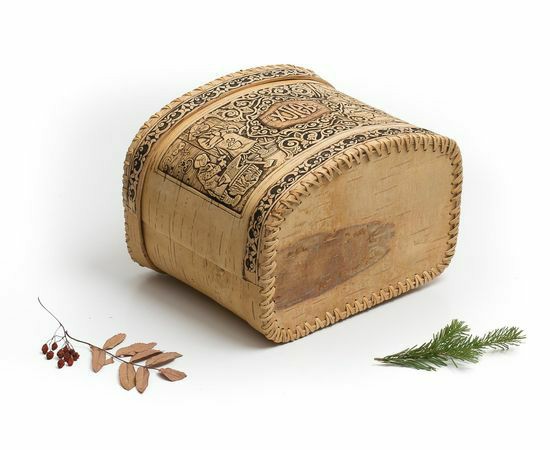 BIRCH BARK BREAD BOX "BREAD" | Wooden Utensils Kitchen & Dining Wooden Utensils