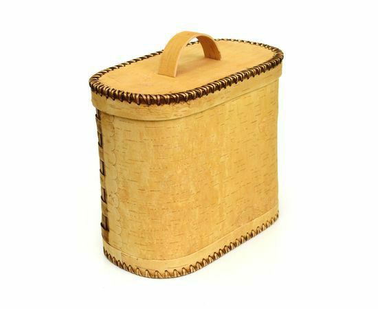 Box wicker from birch bark. Storage box. | Wooden Utensils Kitchen & Dining Wooden Utensils