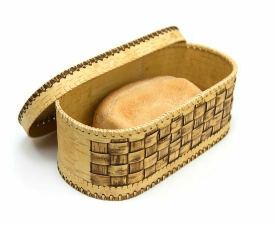 Bread box woven from birch bark. Big casket | Wooden Utensils Kitchen & Dining Wooden Utensils