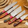 Carbon-steel-chef-kni "Chef-knife-set-with-sheath fixed-blade-chef-knife, knives-set, Handmade-Knives, Gifts-For-women. | Knives Kitchen & Dining Knives