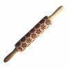 Christmas 3D Rolling Pin | Wooden Utensils Kitchen & Dining Wooden Utensils