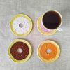 Crochet coasters for beginners pattern Donut crochet pattern Round coaster crochet pattern Crochet tea coaster pattern | Coasters & Trays Coasters & Trays Coasters & Trays