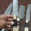 Custom Handmade Forged Acrylic Sheet Chef Knives Set | Knives Kitchen & Dining Knives