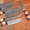 Custom Handmade Hand Forged Damascus Steel Chef Knife Sets | Knives Kitchen & Dining Knives