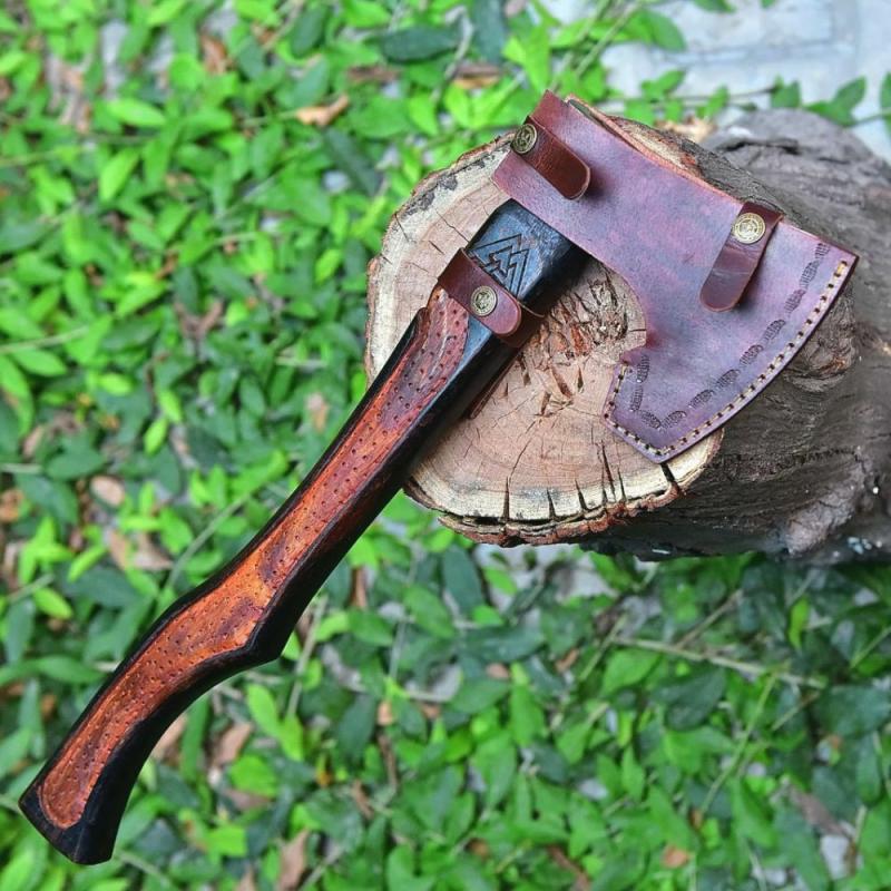 Custom Handmade Steel Hatchet Tomahawk Axe Throwing Viking Hunting Axe | Knives Kitchen & Dining Knives