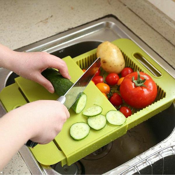 Cut & Drain Chopping Board | Kitchen Organizers Kitchen & Dining Kitchen Organizers