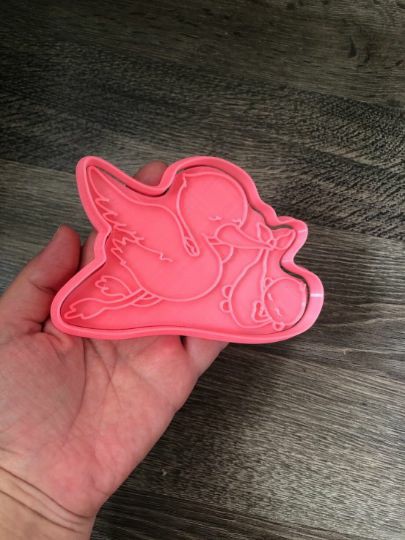 Cute Stork cookie cutters Custom stamp cookie cutters for cake topper gingerbread decor sugar cookies 3d cookie cutter | Cookie Cutters Cookie Cutters Cookie Cutters