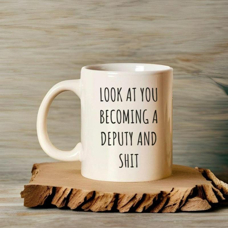 Deputy Sheriff Gift, Academy Graduation Gift, Deputy Officer Coffee Mug, Law Enforcement Congrats Gift, Deputy Fire Chie | Quote Mug Kitchen & Dining Quote Mug