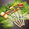 Extendable Stainless Steel Marshmallow Roasting Sticks With Wooden Handle, 8 Pcs | Wooden Utensils Kitchen & Dining Wooden Utensils