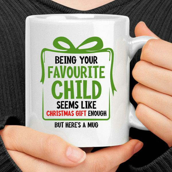 Favorite Child Mug | Quote Mug Kitchen & Dining Quote Mug