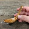 Handmade birch wood spoon, Hand carved pocket wooden spoon, Camping spoon, Hiking wooden spoon, Eating wooden spoon | Wooden Utensils Kitchen & Dining Wooden Utensils