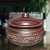 Handmade casserole for cooking Large kitchen pot 185.97 fl.oz Handmade red clay | Cookware Cookware Cookware