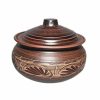 Handmade casserole for cooking Large kitchen pot 185.97 fl.oz Handmade red clay | Cookware Cookware Cookware