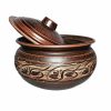 Handmade casserole for cooking Large kitchen pot 185.97 fl.oz Handmade red clay | Cookware Cookware Cookware