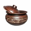 Handmade casserole for cooking Large kitchen pot 185.97 fl.oz Handmade red clay | Cookware Cookware Cookware