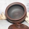 Handmade casserole for cooking Large kitchen pot 185.97 fl.oz Handmade red clay | Cookware Cookware Cookware