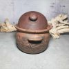 Handmade casserole Pottery pot 84.53 fl.oz for kitchen. Handmade red clay | Cookware Cookware Cookware