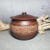 Handmade ceramic casserole 118.34 fl.oz made of red clay. Environmentally friendly product. Large cooking pot | Cookware Cookware Cookware