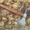 Handmade Damascus Steel hatchet Tomahawk Hunting Viking Axe | Knives Kitchen & Dining Knives