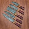 Handmade Forged Damascus Steel Kitchen Knives Set | Knives Kitchen & Dining Knives