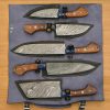 Handmade Forged Damascus Steel Kitchen Knives Set | Knives Kitchen & Dining Knives