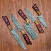 Handmade Forged Damascus Steel Kitchen Knives Set | Knives Kitchen & Dining Knives