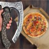 HandMade Pizza Axe, Pizza Slicer Hand forged Viking Pizza Cutter,Kitchen Pizza knife, Pizza Lover,Christmas Gift | Pizza Slicer Kitchen & Dining Pizza Slicer