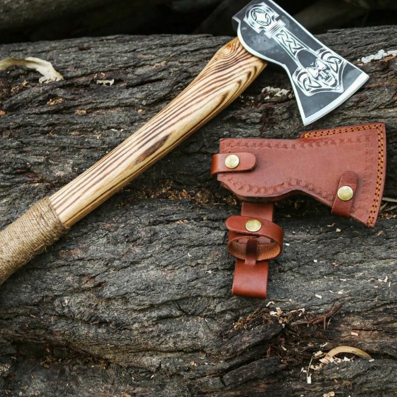 Handmade viking Carbon Steel Tomahawk Axe Hatchet Axe | Knives Kitchen & Dining Knives