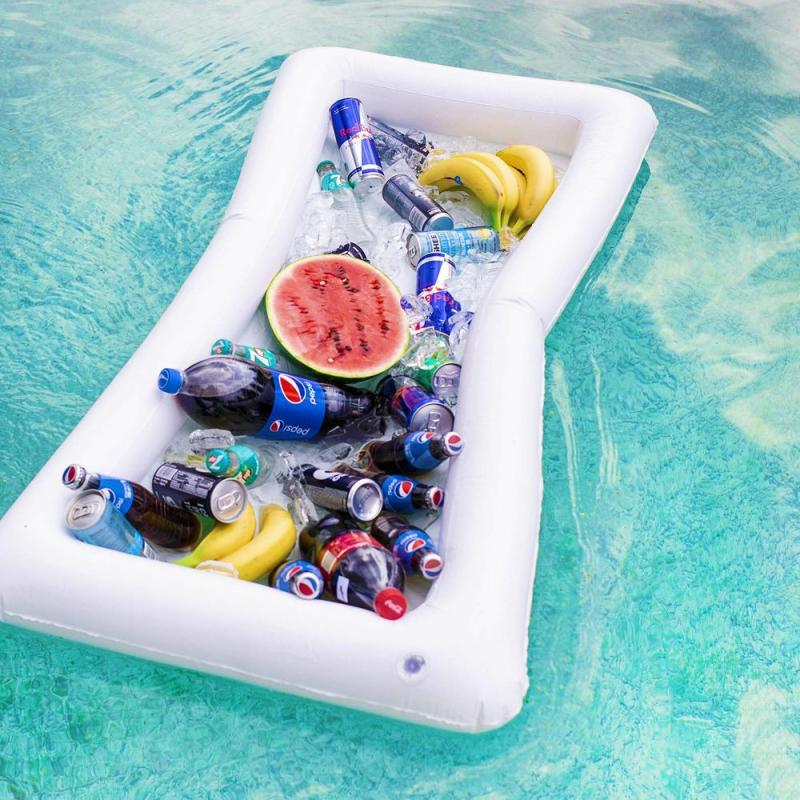 Inflatable Buffet Cooler Tray With Drain For Parties, Tailgating & Camping | Coasters & Trays Coasters & Trays Coasters & Trays