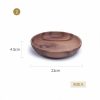 Kitchen Natural Wooden Bowl: Household Fruit & Salad Bowl for Home & Restaurant – Food Container with Wooden Utensils | | Wooden Utensils Kitchen & Dining Wooden Utensils