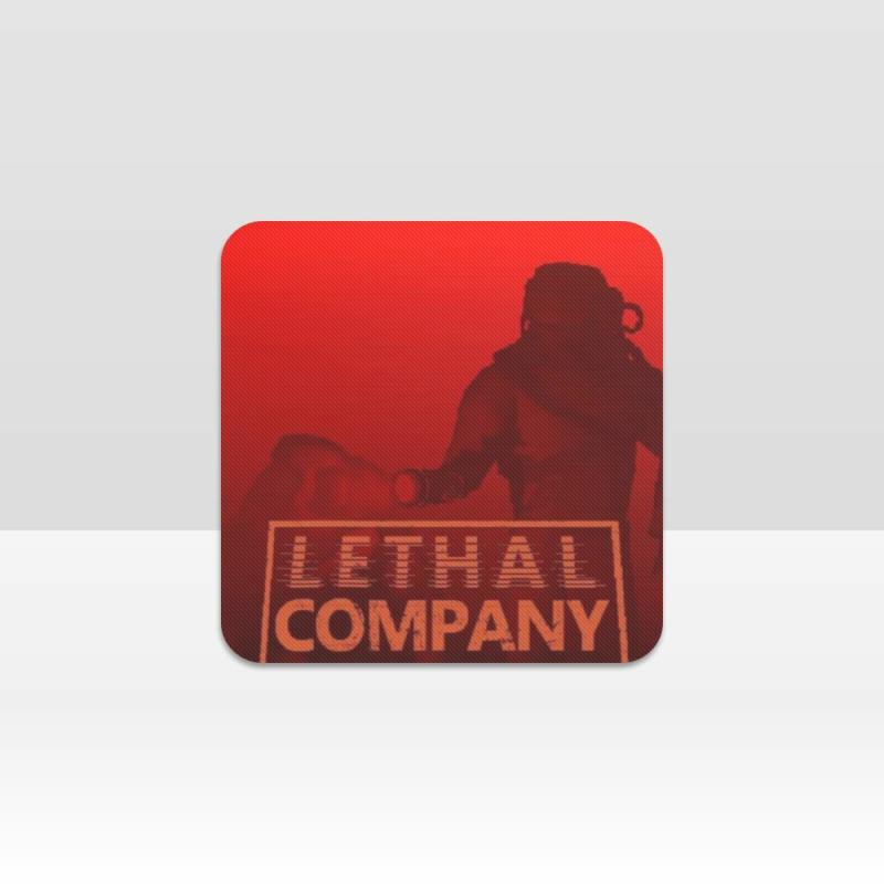 Lethal Company Cup Coaster, Square Drink Coaster, Round Coffee Coaster | Coasters & Trays Coasters & Trays Coasters & Trays