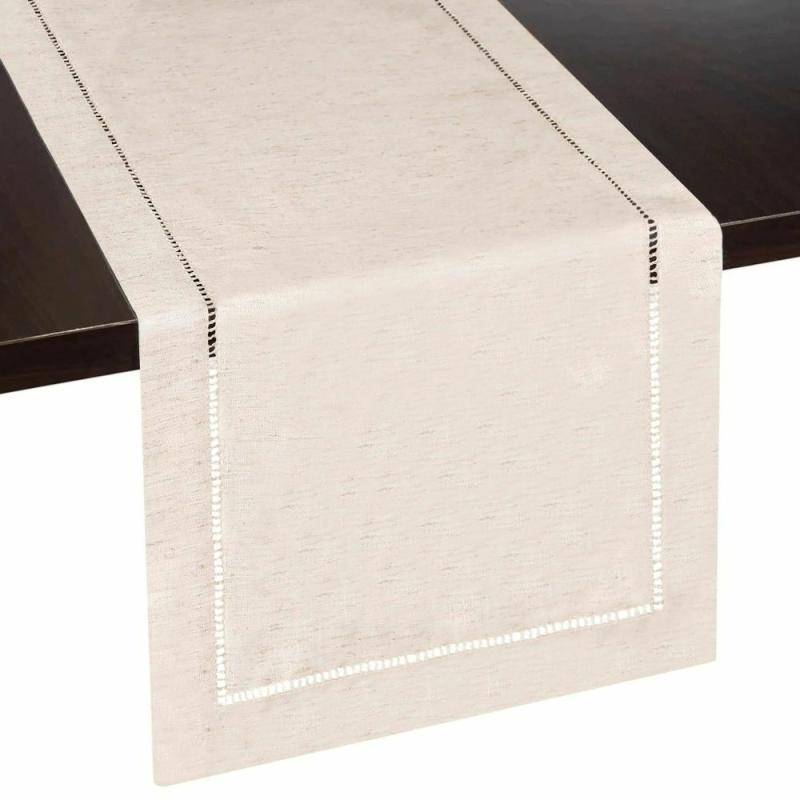 Linen Table Runner Farmhouse 13 x 72 Inches – Decorative for Dining, Wedding, Party, Holiday Home Decor | Table Linens Kitchen & Dining Table Linens