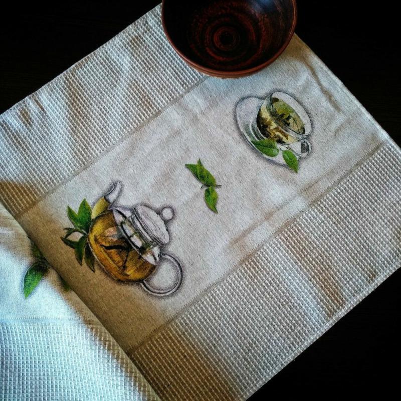 Linen towel 19’7 x 27’6 inches for the kitchen European flax | Table Linens Kitchen & Dining Table Linens