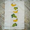 Linen towels 19’7 x 27’6 inches set 3-pieces. European quality handmade color print linen | Table Linens Kitchen & Dining Table Linens