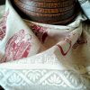 Linen towels set 3-pieces. European quality handmade color print linen | Table Linens Kitchen & Dining Table Linens