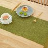 New Thick Linen Solid Color Light Luxury Table Runner – Home & Office Decor | Table Linens Kitchen & Dining Table Linens