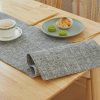 New Thick Linen Solid Color Light Luxury Table Runner – Home & Office Decor | Table Linens Kitchen & Dining Table Linens