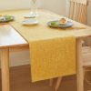 New Thick Linen Solid Color Light Luxury Table Runner – Home & Office Decor | Table Linens Kitchen & Dining Table Linens