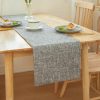 New Thick Linen Solid Color Light Luxury Table Runner – Home & Office Decor | Table Linens Kitchen & Dining Table Linens