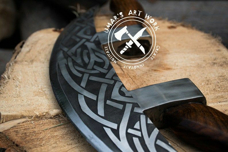 Pizza Axe, Pizza Slicer Hand forged Viking Pizza Cutter, Viking Bearded Camping Axe Kitchen Pizza knife, Pizza Lover Per | Pizza Slicer Kitchen & Dining Pizza Slicer