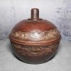 Pottery casserole / 135.25 fl.oz handmade red clay Clay cooking pot Casserole with lid | Cookware Cookware Cookware