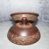 Pottery casserole Tagine large handmade from red clay Brown tagine with carved | Cookware Cookware Cookware