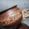 Pottery handmade casserole 135.25 fl.oz Handmade red clay Cooking Pot | Cookware Cookware Cookware