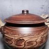 Pottery handmade casserole 135.25 fl.oz Handmade red clay Cooking Pot | Cookware Cookware Cookware