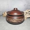 Pottery large casserole 185,97 fl.oz Handmade red clay Cooking Pot | Cookware Cookware Cookware