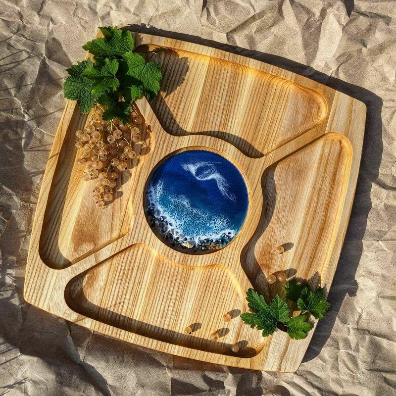 Premium Wooden Menagerie Serving Board – Elevate Your Dining Experience | Coasters & Trays Coasters & Trays Coasters & Trays