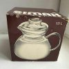 Simax Glass Jug 1.3L with Tea Warmer Heat Resistant Vintage New Old Stock Czech | Teapots & Tea Sets Kitchen & Dining Teapots & Tea Sets