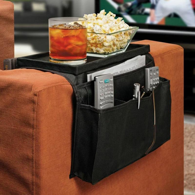 Sofa Armrest Tray With Organizer | Coasters & Trays Coasters & Trays Coasters & Trays